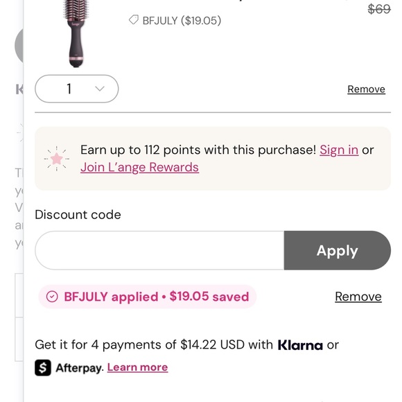 Le Volume Titanium Brush Dryer and tool bag - Picture 3 of 3